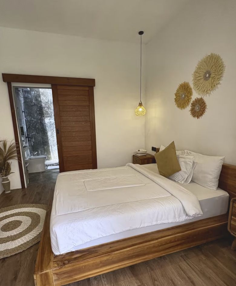 Bedroom with king bed